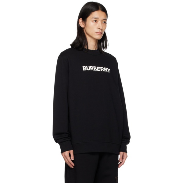 버버리 버버리 Burberry Black Printed Sweatshirt 232376M201000