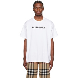 버버리 Burberry White Bonded T-Shirt 232376M213010