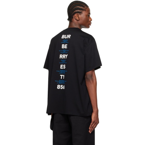 버버리 버버리 Burberry Black Mod T-Shirt 232376M213028