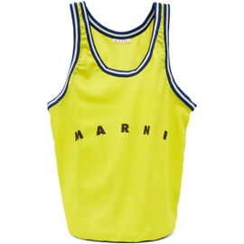 마르니 Marni Green Tank Top Shopping Tote 232379F049037