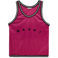 마르니 Marni Pink Basket Tank Top Tote 232379F049038