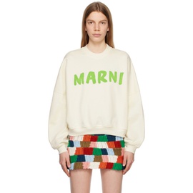마르니 Marni 오프화이트 Off-White Printed Sweatshirt 232379F096002