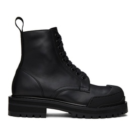 마르니 Marni Black Dada Combat Boots 232379F113012