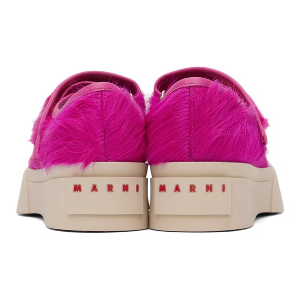 마르니 마르니 Marni Pink Pablo Mary Jane Ballerina Flats 232379F118005