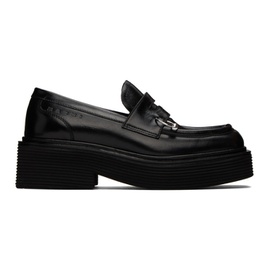 마르니 Marni Black Piercing Loafers 232379F121021