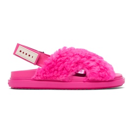 마르니 Marni Pink Fussbett Sandals 232379F124006
