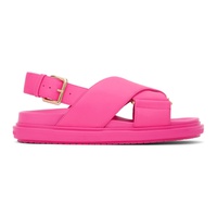 마르니 Marni Pink Fussbett Sandals 232379F124009