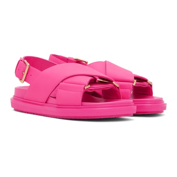 마르니 마르니 Marni Pink Fussbett Sandals 232379F124009