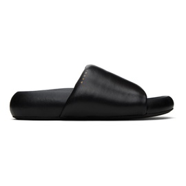 마르니 Marni Black Pouf Sandals 232379F124028