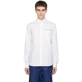 마르니 Marni White Printed Shirt 232379M192021