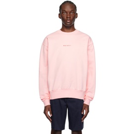 마르니 Marni Pink Printed Sweatshirt 232379M204002