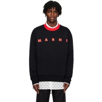마르니 Marni Black Polka Dot Sweatshirt 232379M204003