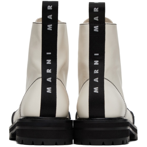 마르니 마르니 Marni 오프화이트 Off-White Dada Combat Boots 232379M255001
