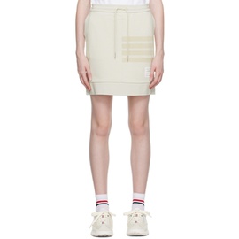 톰브라운 Thom Browne 오프화이트 Off-White 4-Bar Miniskirt 232381F090002