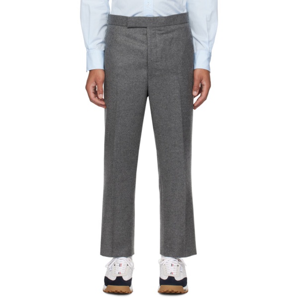 톰브라운 톰브라운 Thom Browne Gray Four-Pocket Trousers 232381M191002