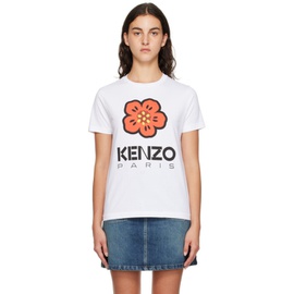 White Kenzo Paris Boke Flower T-Shirt 232387F110006