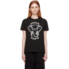 Black Kenzo Paris Varsity Jungle T-Shirt 232387F110011