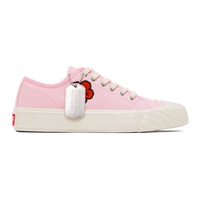 Pink Kenzo Paris Boke Flower Sneakers 232387F128002