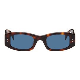 Kenzo Tortoiseshell Rectangular Sunglasses 232387M134011