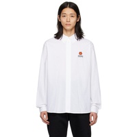 White Kenzo Paris Boke Flower Shirt 232387M192011