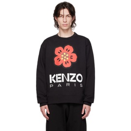 Black Kenzo Paris Boke Flower Sweatshirt 232387M204005