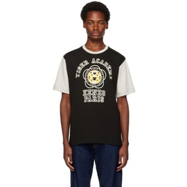 Black Kenzo Paris Tiger Academy T-Shirt 232387M213030