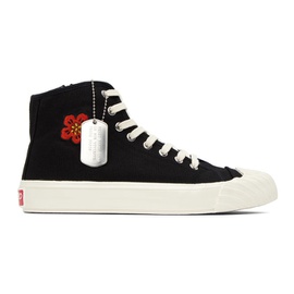 Black Kenzo Paris Boke Flower Sneakers 232387M236001