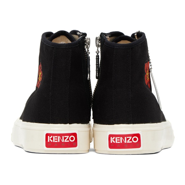  Black Kenzo Paris Boke Flower Sneakers 232387M236001