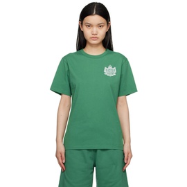 Maison Kitsune Green Hotel Olympia 에디트 Edition Crest T-Shirt 232389F110006