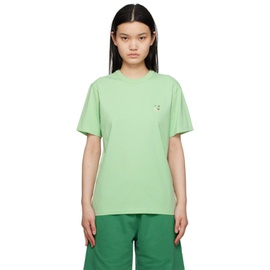 Maison Kitsune Green Hotel Olympia 에디트 Edition Fox Head T-Shirt 232389F110010