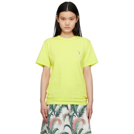 Maison Kitsune Yellow Hotel Olympia 에디트 Edition Fox Head T-Shirt 232389F110011