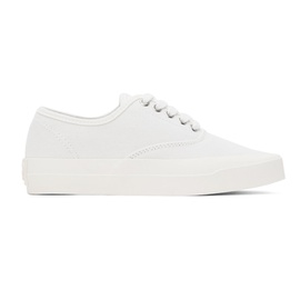 Maison Kitsune White Olympia Le-Tan Sneakers 232389F128000