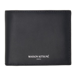 Maison Kitsune Black Bifold Wallet 232389M164005