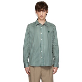 Maison Kitsune Green Casual Shirt 232389M192015