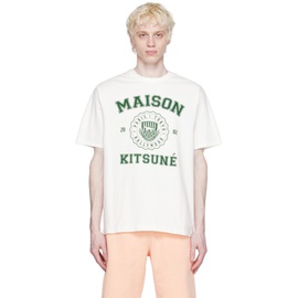 Maison Kitsune White?Hotel Olympia 에디트 Edition Varsity T-Shirt 232389M213005