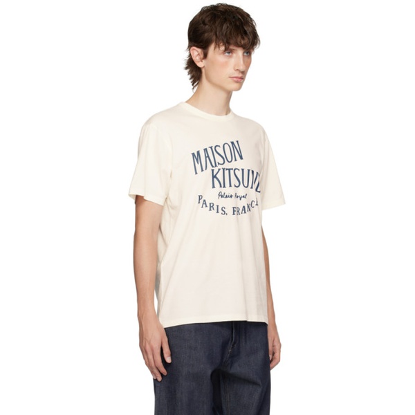 메종키츠네 Maison Kitsune 오프화이트 Off-White Palais Royal T-Shirt 232389M213022