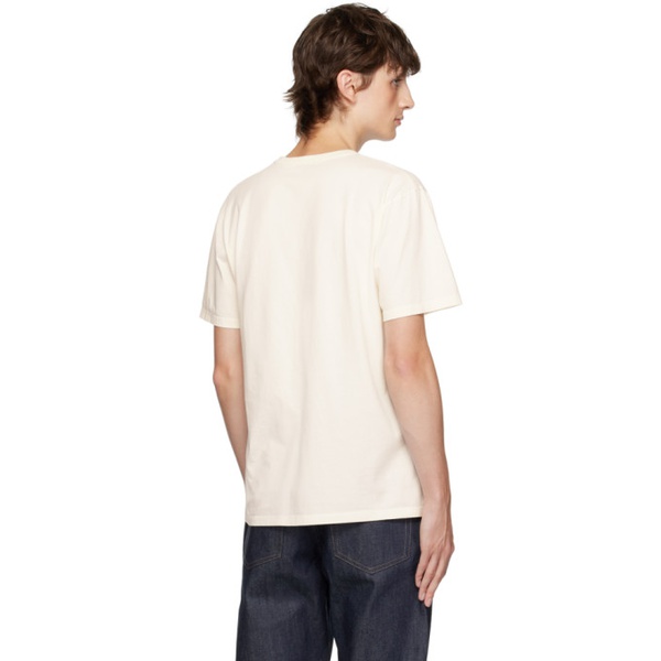 메종키츠네 Maison Kitsune 오프화이트 Off-White Palais Royal T-Shirt 232389M213022
