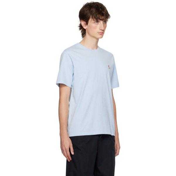 메종키츠네 Maison Kitsune Blue Chillax Fox T-Shirt 232389M213059
