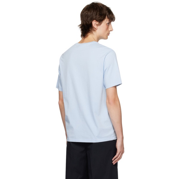 메종키츠네 Maison Kitsune Blue Chillax Fox T-Shirt 232389M213059