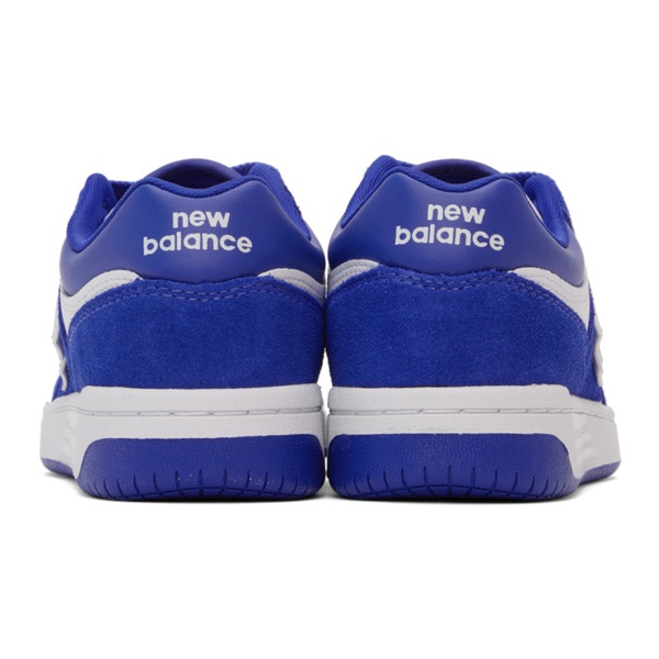 뉴발란스 뉴발란스 New Balance White & Blue 480 Sneakers 232402F128041