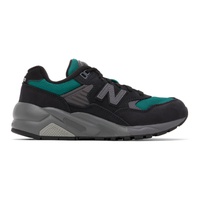 뉴발란스 New Balance Black & Green 580 Sneakers 232402F128054