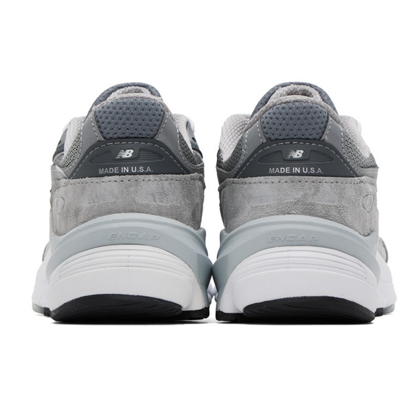 뉴발란스 뉴발란스 New Balance Gray Made In USA 990v6 Sneakers 232402F128228