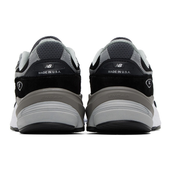 뉴발란스 뉴발란스 New Balance Black Made In USA 990v6 Sneakers 232402F128229