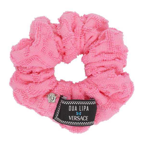 베르사체 베르사체 Versace Pink Dua Lipa 에디트 Edition Jacquard Scrunchie 232404F018006