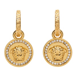 베르사체 Versace Gold Medusa Earrings 232404F022001