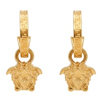 베르사체 Versace Gold La Medusa Greca Earrings 232404F022019