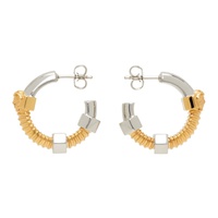 베르사체 Versace Gold & Silver Medusa Earrings 232404F022024