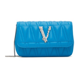 베르사체 Versace Blue Mini Virtus Bag 232404F048001