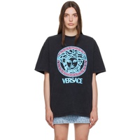 베르사체 Versace Black Medusa T-Shirt 232404F110006