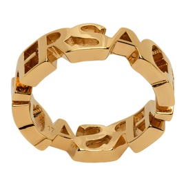 베르사체 Versace Gold Logo Ring 232404M147026